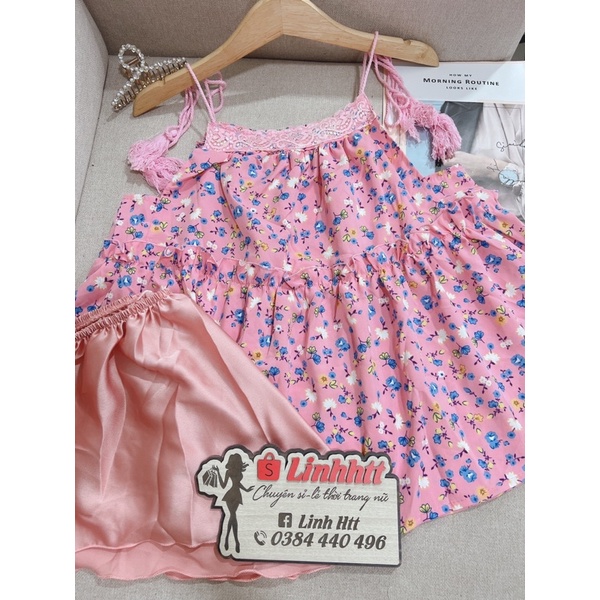 SET 2 DÂY BBD BÔNG XOÈ chất lụa