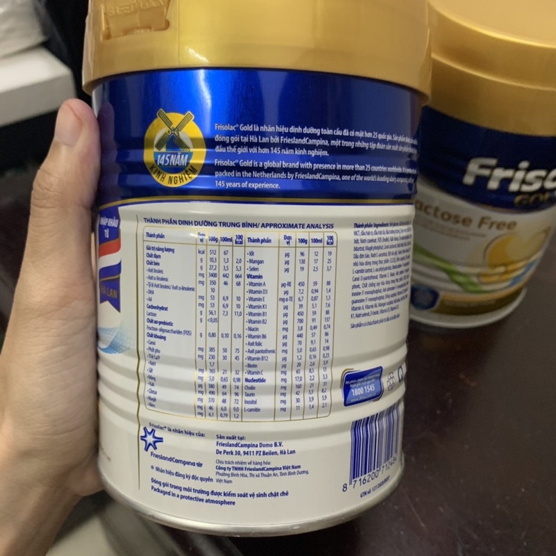 Sữa bột Frisolac Lactose Free 400g