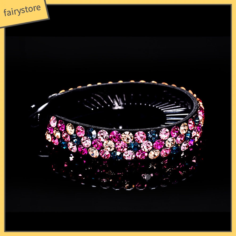 Kẹp tóc hợp kim đính đá xinh xắn cho nữ