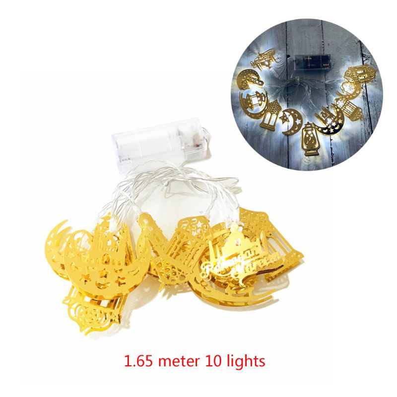 Dây Đèn LED Bằng ABS Chủ Đề Ramadan Dùng Trang Trí Tiệc Hồi Giáo