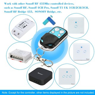 Remote RF 433 Mhz công tắc Tuya Sonoff 4 nút