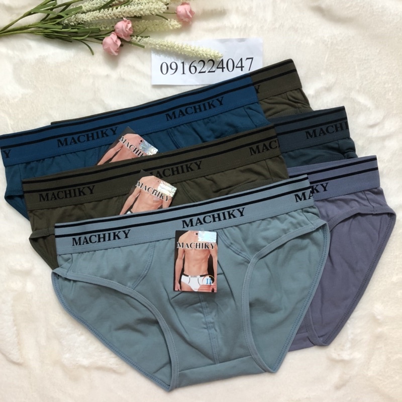 Set 6 Quần lót nam cotton lưng cao, quần sịp nam xuất Nhật hàng cao cấp