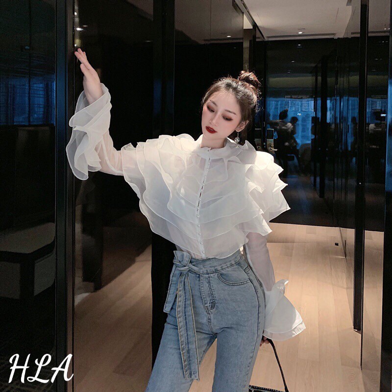 Áo voan tơ bèo tiểu thư