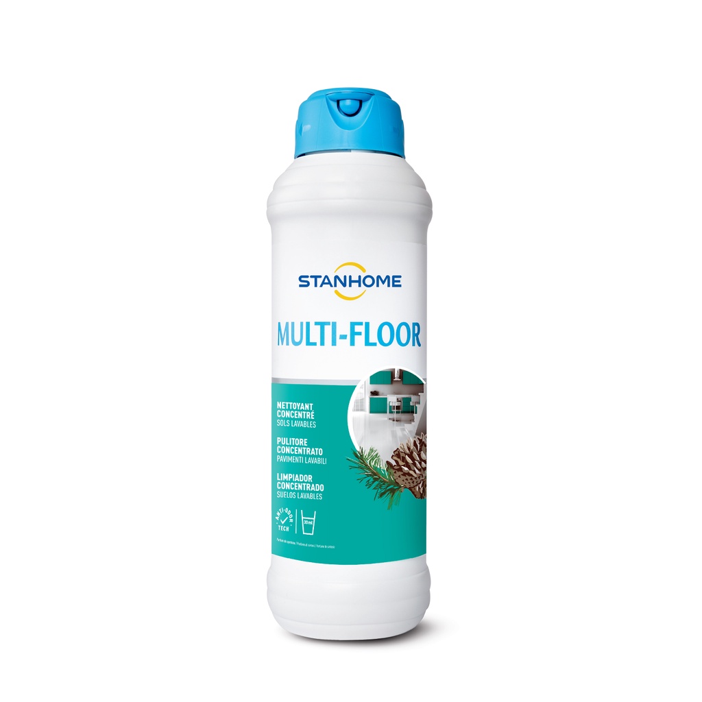 Nước lau sàn đậm đặc hương tuyết tùng Stanhome Multi-floor frosty pine 1000ml