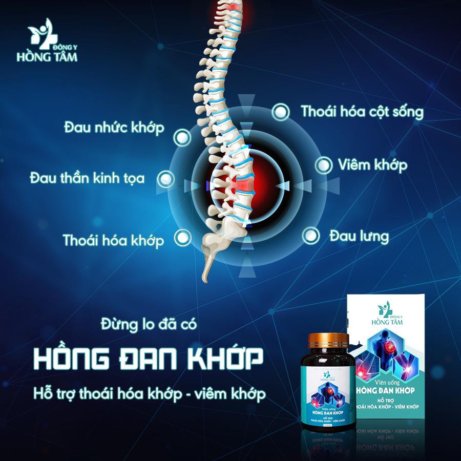 HỒNG ĐAN KHỚP - MUA 1 TẶNG 1 - TẶNG NGAY CAO XOA HỒNG TÂM [ FFREESHIP - HÀNG CHÍNH HÃNG ]