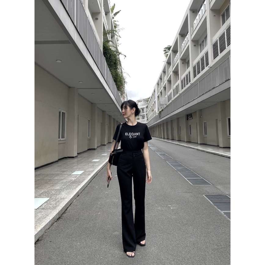 Quần tây ống loe thiết kế, High Rise Pants - Orli Label