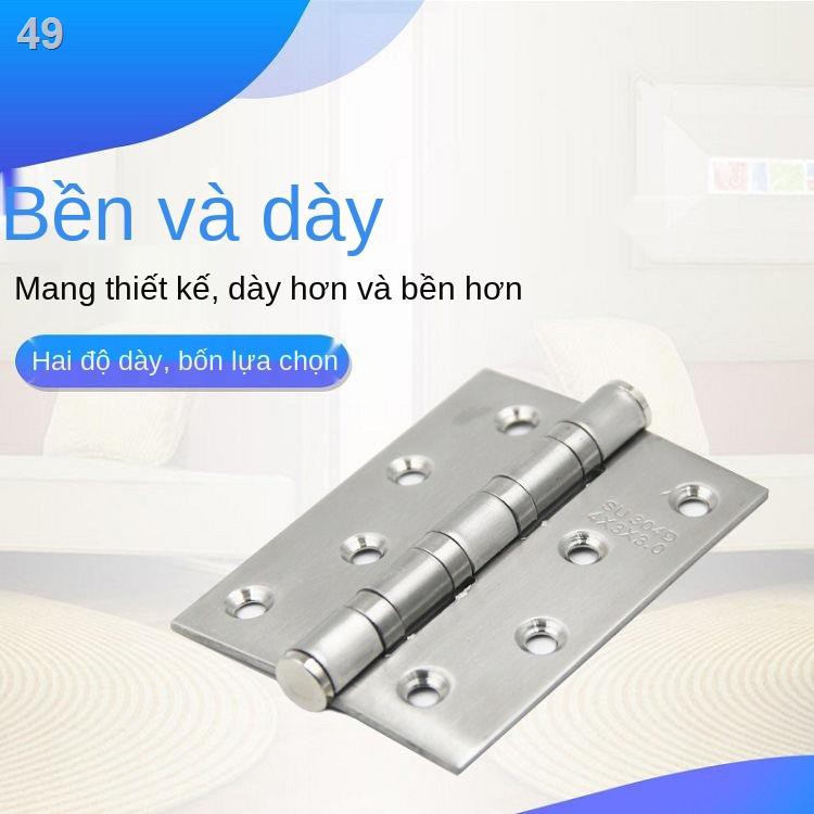 K> Bản lề chịu lực bằng thép không gỉ có rãnh dày dặn -một cửa