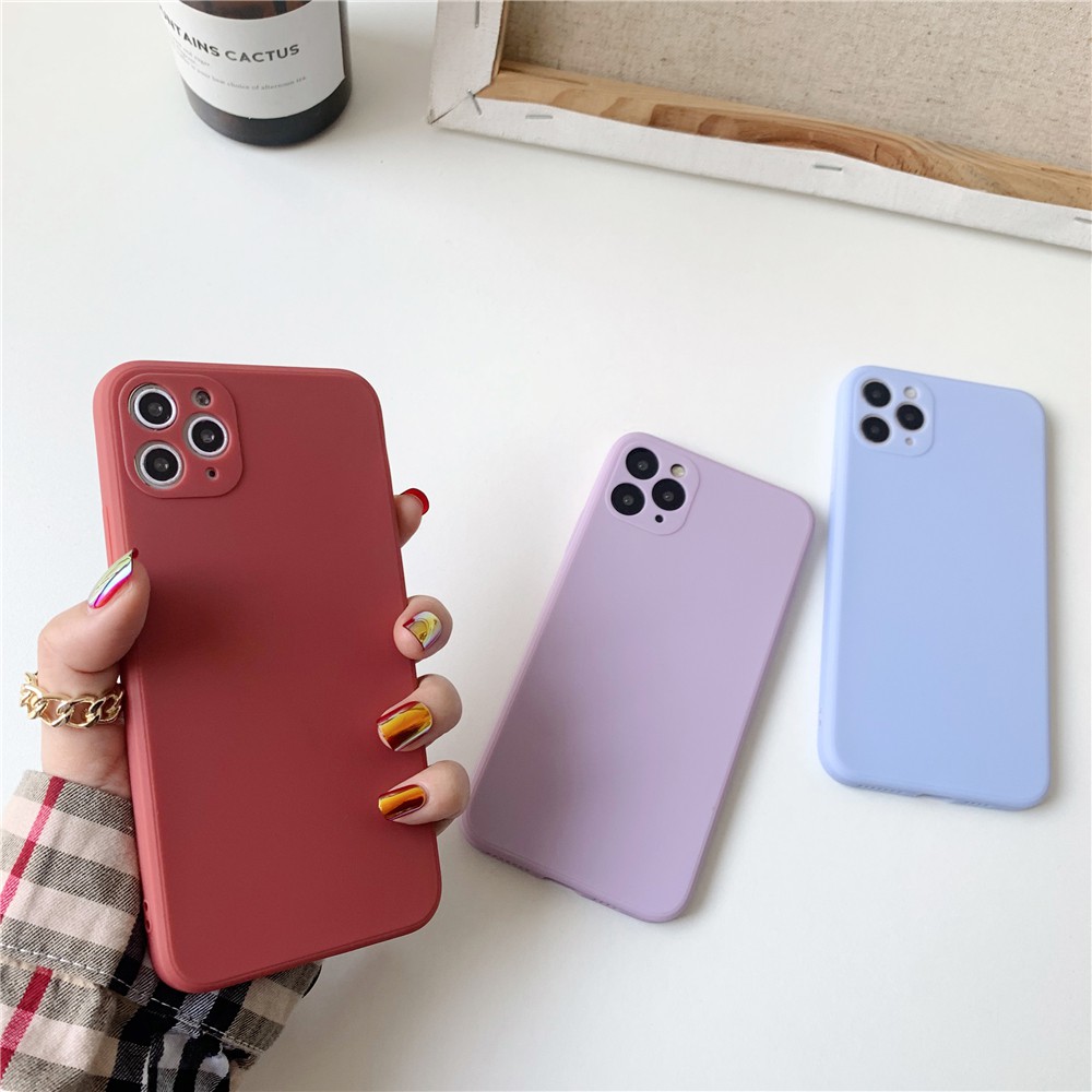 Ốp Điện Thoại UFlaxe Cho Iphone 11 Pro Max Mềm Màu Macaron Chống Sốc Siêu Mỏng