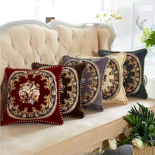 Gối tựa lưng Sofa vuông vải bố canvas trang trí Decor nhà cửa OHAYO cao cấp chống bẩn vỏ gối kèm ruột gối