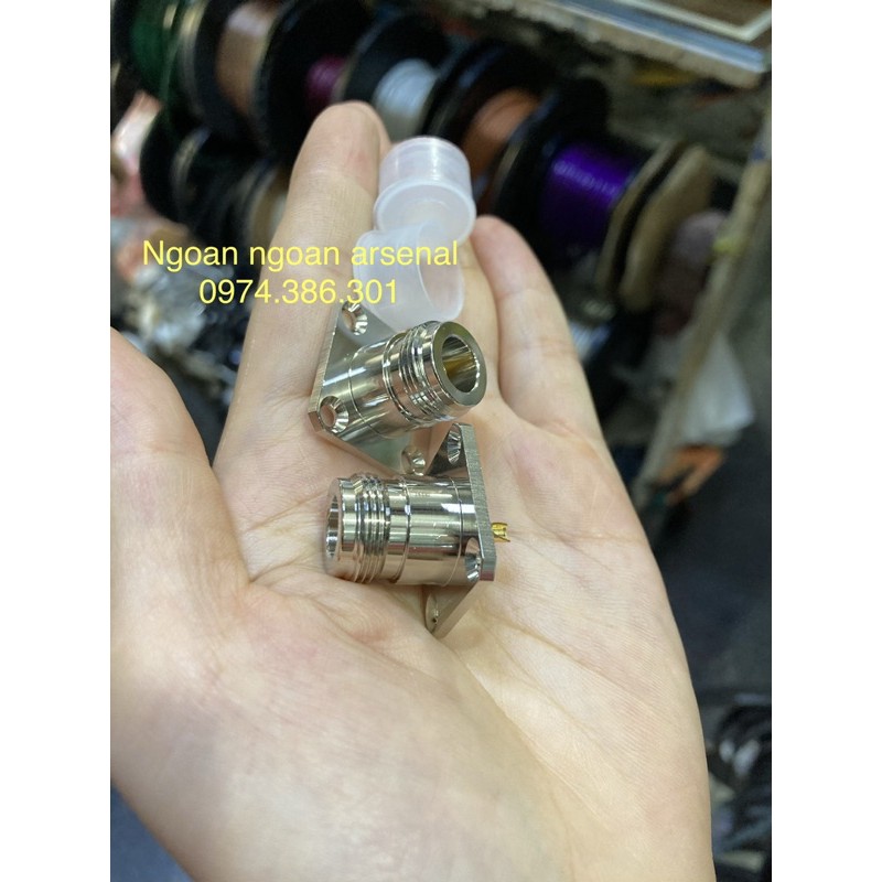 Jack rắc N cái hàn máy có bệ chuẩn 50 ohm cao cấp