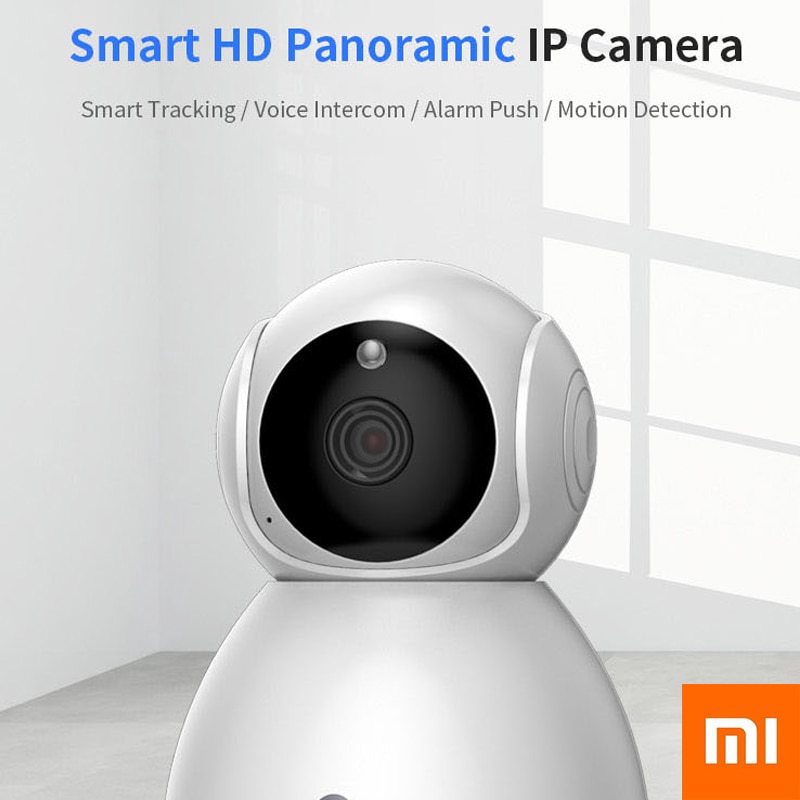 EVKVO - Xiaomi Xiaovv - AI Humanoid Detection - 360 Degree Panoramic - MiHome APP FHD 3MP Rotate Wireless PTZ IP Camera CCTV WIFI Home Security Surveillance Camera