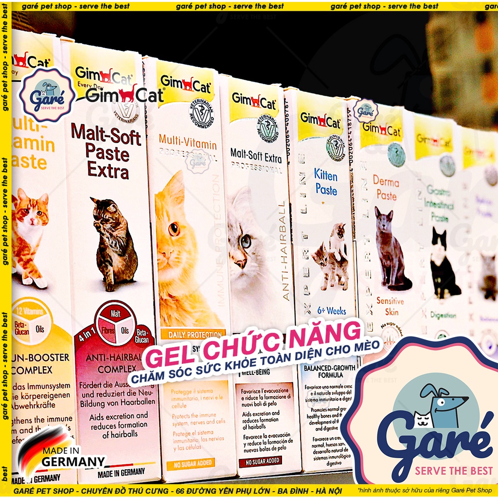 50gr - Gel Gimcat cho Mèo con 6+ tuần tuổi giúp mèo lớn khỏe mạnh - Gimcat Kitten Paste 6+ Weeks Expert Line