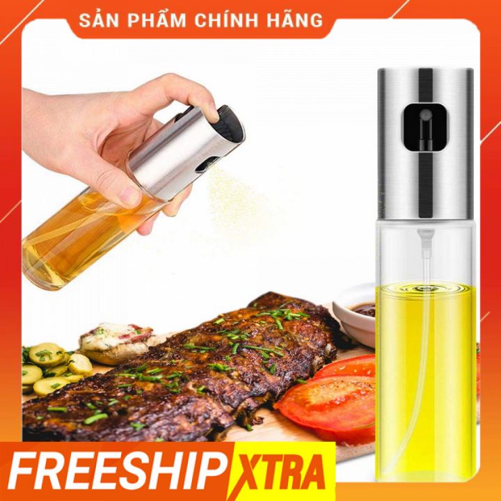 Bình xịt dầu ăn dạng phun sương cao cấp dung tích 100ml (XDA01), lọ xịt dầu ăn thực phẩm