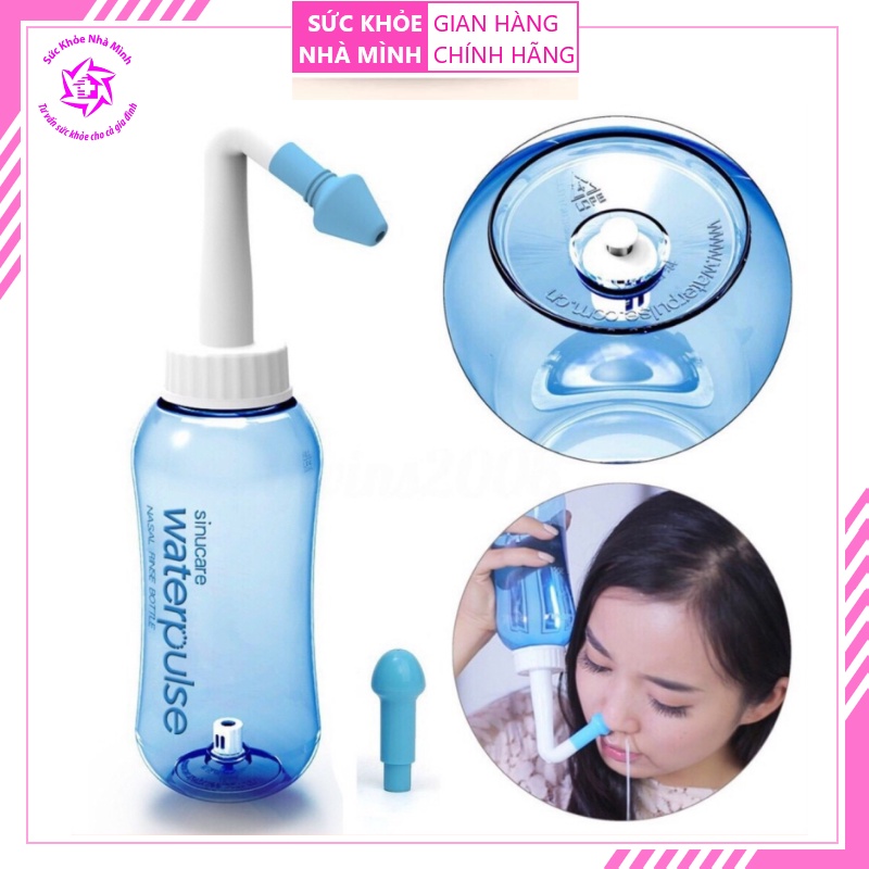 SKNM | Bình rửa mũi cải tiến Water Pulse ® - Giúp Làm Sạch Khoang Mũi Ngừa Viêm Xoang