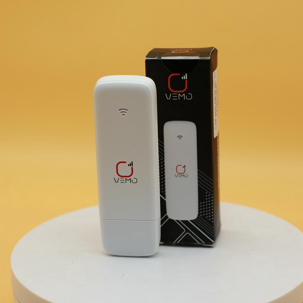 USB Dcom Phát Wifi-Vemo MF80, MF90 Lte Cat4 - Tốc Độ 150Mb - Hỗ Trợ Kết Nối 10 Thiết Bị - Dùng Đa Mạng
