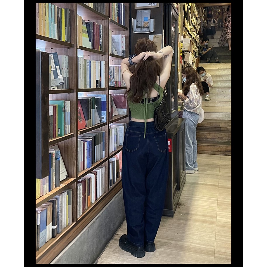 Xiaozhainv Áo Yếm Croptop Dệt Kim Sát Nách Thoáng Khí Thời Trang Mùa Hè Cho Nữ