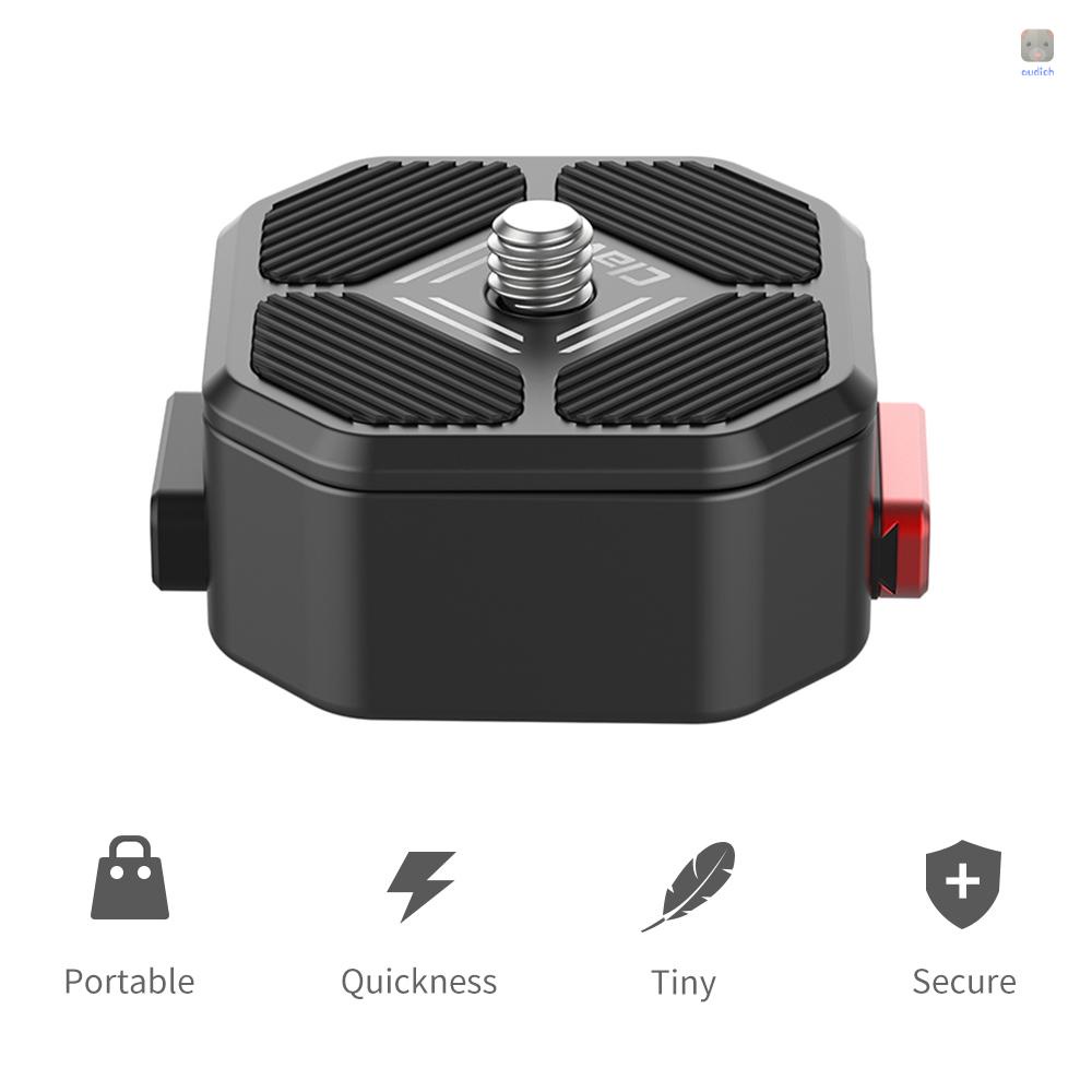 ULANZI Đĩa QR Tháo Lắp Nhanh Với Ốc 1 / 4 Inch 50kg Cho Máy Ảnh DSLR
