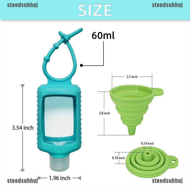 Bộ 10 Giá Đỡ Chai Gel 60ml Bằng Silicon Tiện Dụng Mang Theo Du Lịch | BigBuy360 - bigbuy360.vn