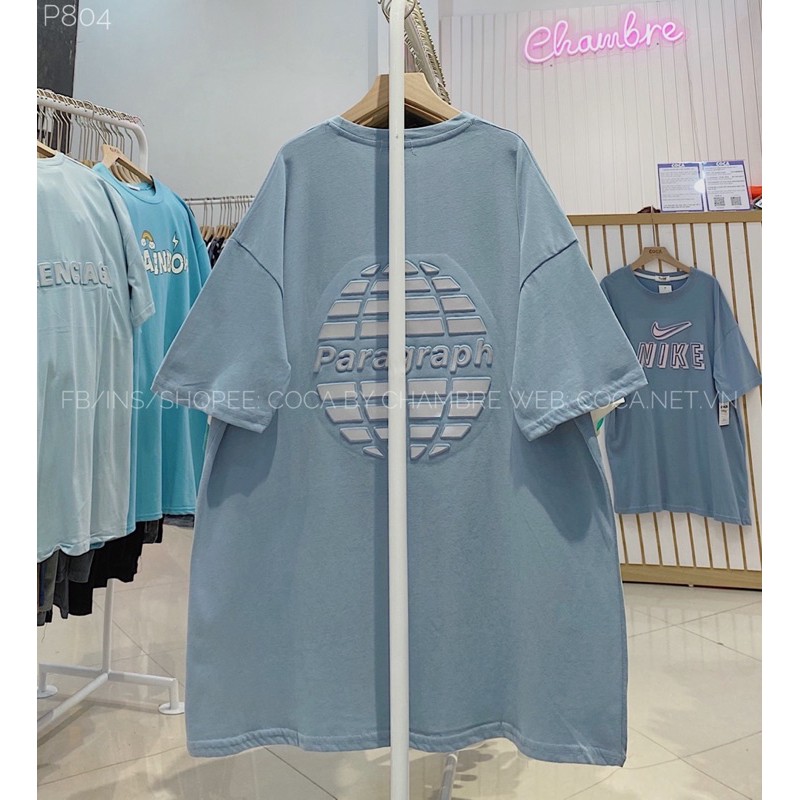 [P804]🤖 Áo thun áo phông form rộng unisex PARAGRAPH vải mỏng mát (Có sẵn/ảnh thật)