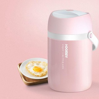 [HÀNG CAO CẤP] Hộp cơm giữ nhiệt 3 lớp nhiều tầng Hoomey