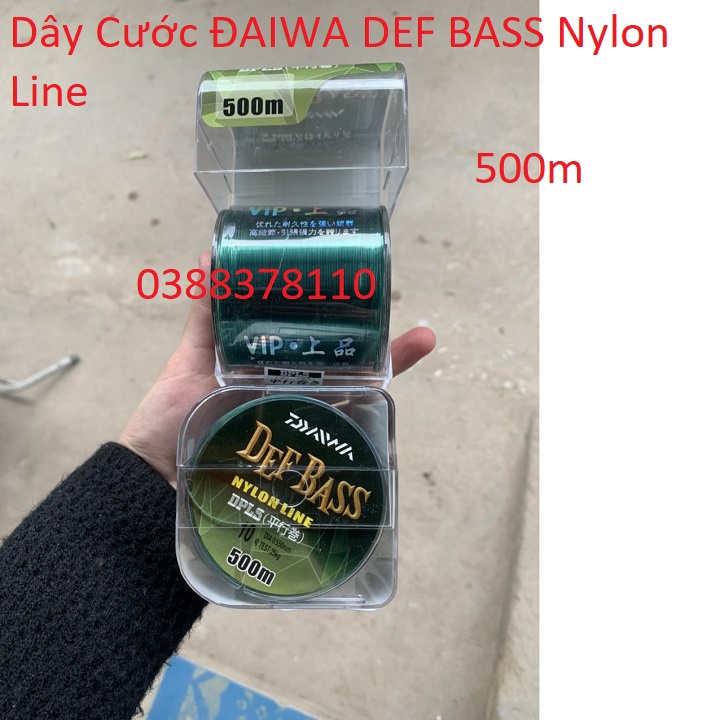 Dây Cước Câu Cá ĐAIWA DEF BASS Nylon Line 500m