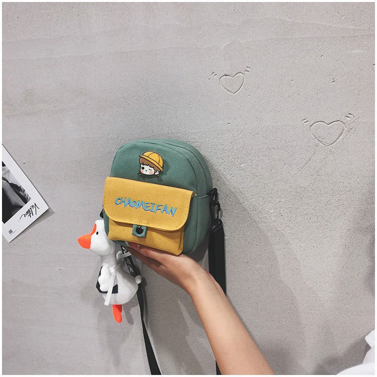 Túi Đeo Chéo Canvas Hàn Quốc Thời Trang JP5