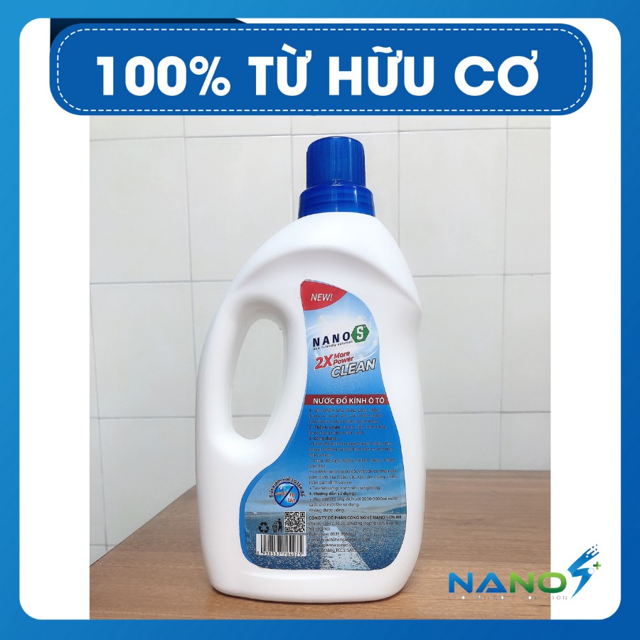Nước đổ kính ô tô Nano S+ 1000ml Pttgaraviet