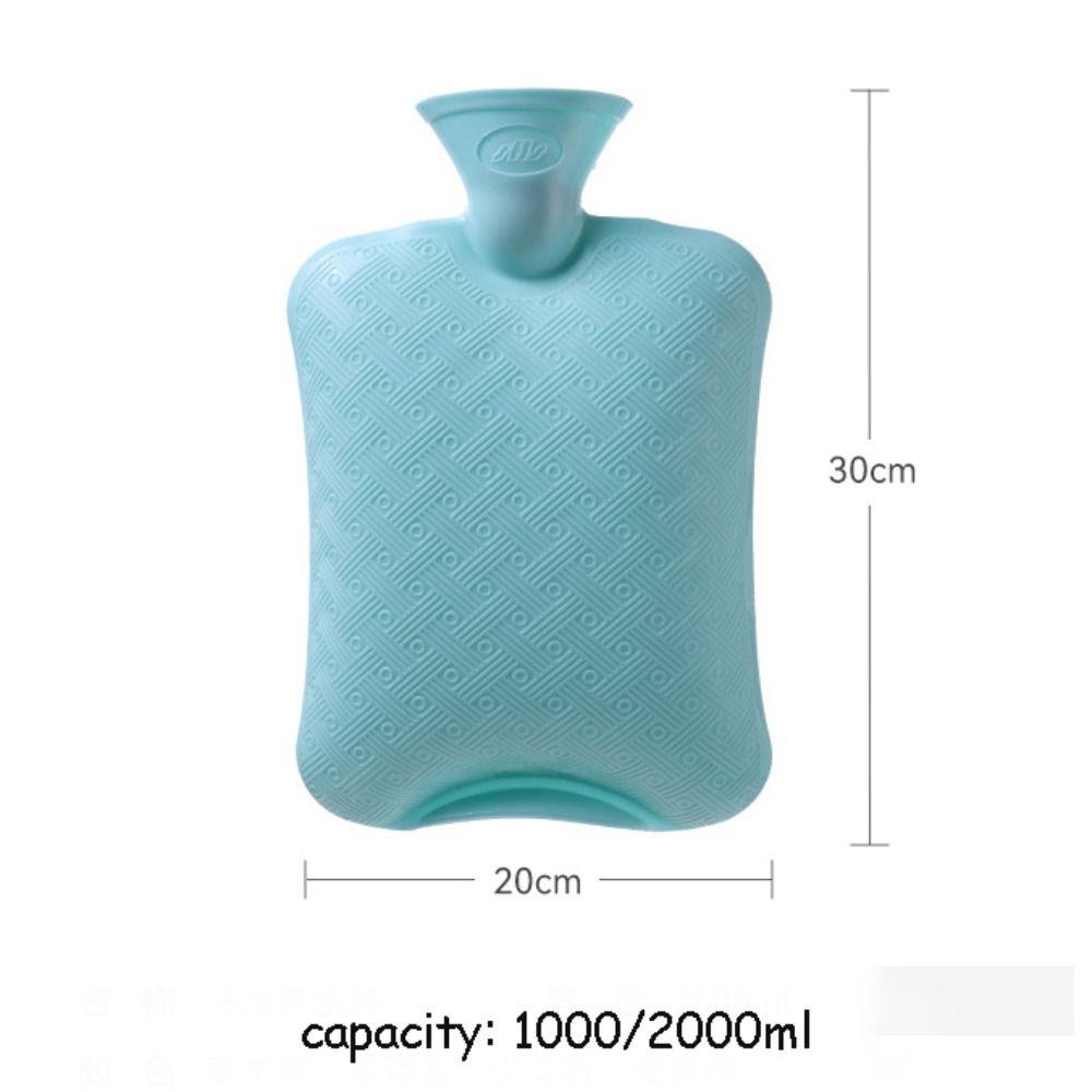 Túi Đựng Nước Nóng Giữ Ấm Bằng PVC Sức Chứa Lớn Kèm Vỏ Bọc Vải Tiện Dụng Cho Nữ