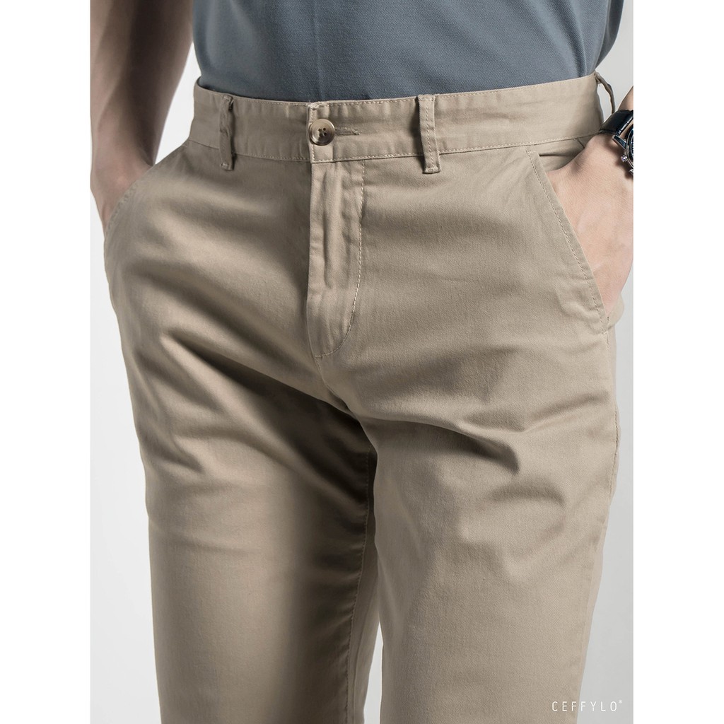 [FREESHIP] Quần Kaki Nam Cao Cấp Công Sở (túi chéo) CEFFYLO Dáng Basic Phong Cách Trẻ Trung | BigBuy360 - bigbuy360.vn