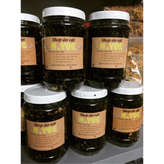 RONG BIỂN CHÁY TỎI NHÀ LÀM 100g