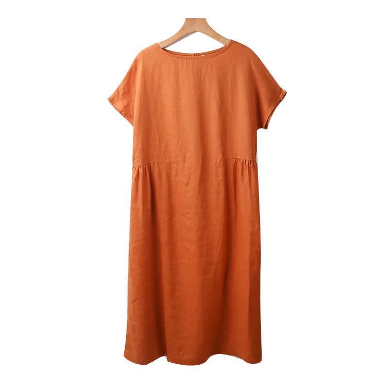 [40-90KG] Đầm Cotton Cộng Với Kích Thước Dành Cho Phụ Nữ C8879