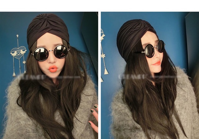 Turban đội đầu boho.