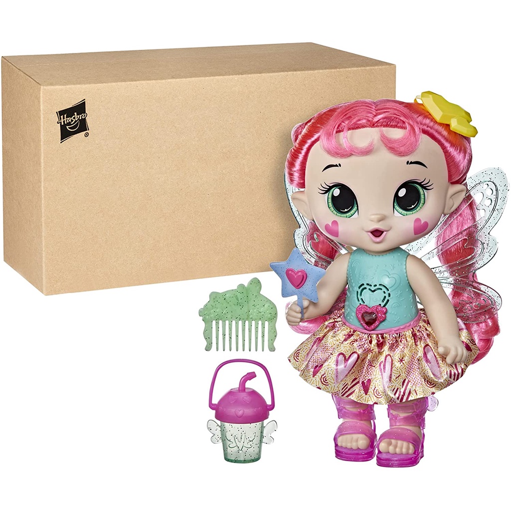 Đồ chơi búp bê Baby Alive , nàng tiên ánh sáng SAMMIE SHIMMER dành cho các bé 3+, phát ra 20 âm thanh