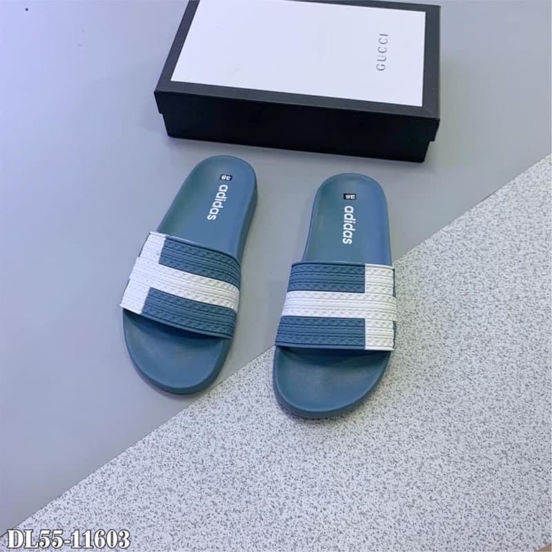 Dép Quai Ngang Chống Nước, Dép ADIDAS Nam Nữ 3 Sọc Cao Cấp Ôm Chân Thoải Mái