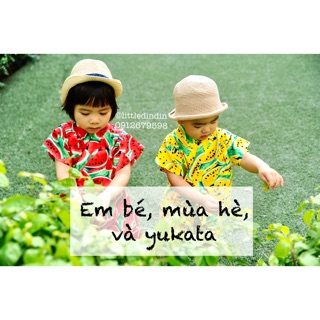 Bộ yukata phong cách Nhật Bản cho bé