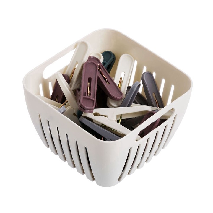 JUJIAJIA Set 24/40 Kẹp Phơi Đồ Bằng Nhựa Kèm/ Không Kèm Hộp Đựng