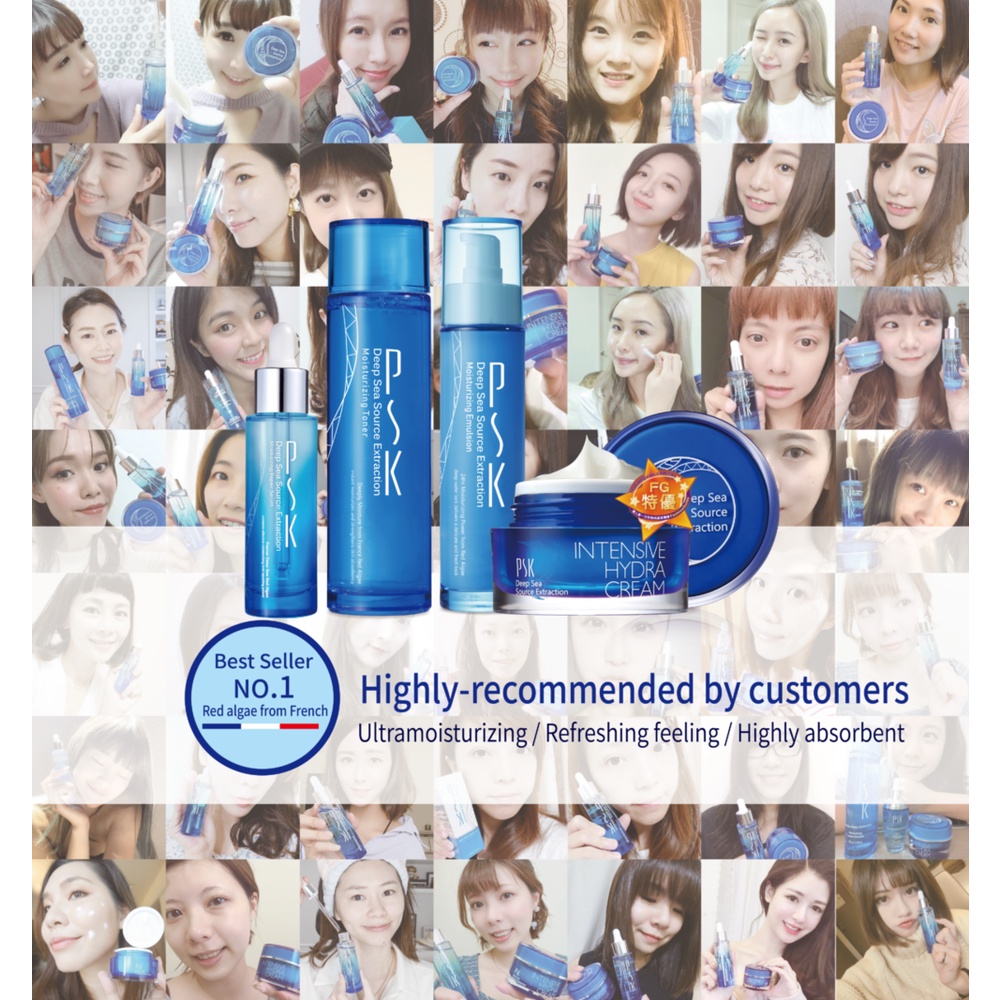 Nước cân bằng dưỡng ẩm chiết xuất từ nguồn nước biển sâu PSK Deep Sea Source Extraction Moisturizing Toner 150ml
