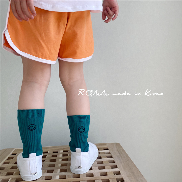 Vớ Cổ Cao Thêu Chữ Phong Cách Hàn Quốc Dành Cho Bé