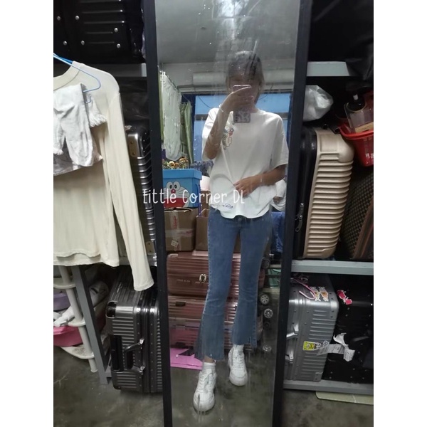 Quần Jean Nữ Co Dãn Ống Loe Nhẹ Gấu Xéo Ôm Form TOPSHOP lưng cao quảng châu kèm ảnh thật | BigBuy360 - bigbuy360.vn