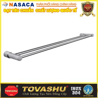 Treo khăn đôi nắp tròn tovashu 304-e7