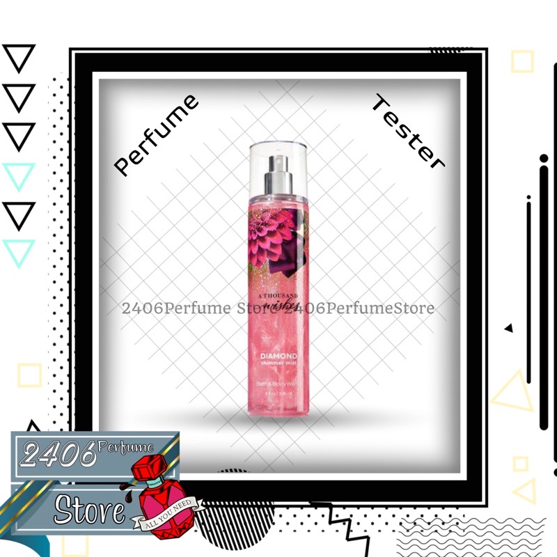 Xịt thơm toàn thân có nhũ Bath and Body Works A Thousand Wishes Diamond Shimmer Mist 236ml -| Mua Ngay |