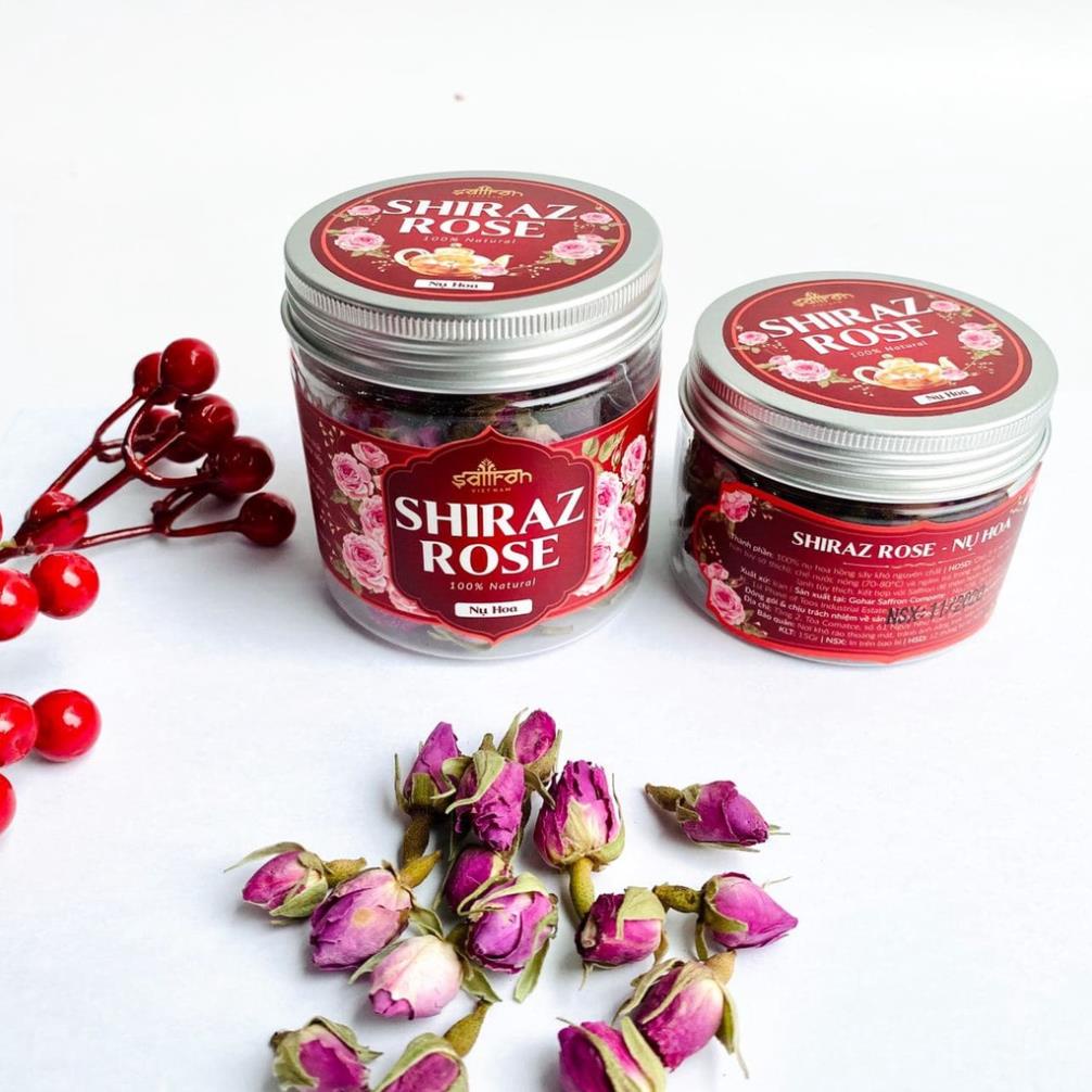 Trà hoa hồng shiraz thương hiệu Saffron Việt Nam thơm nhẹ dễ chịu