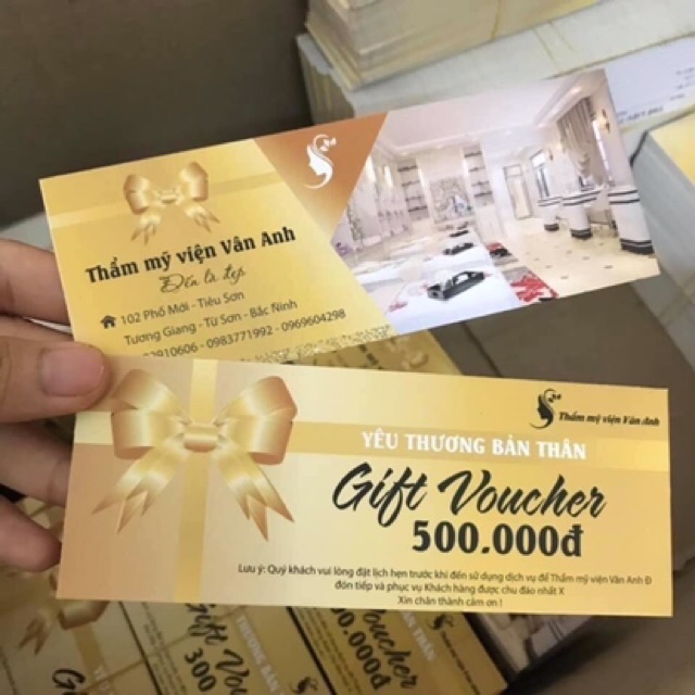 Thiết kế in ấn danh thiếp thẻ liệu trình - thẻ tích điểm