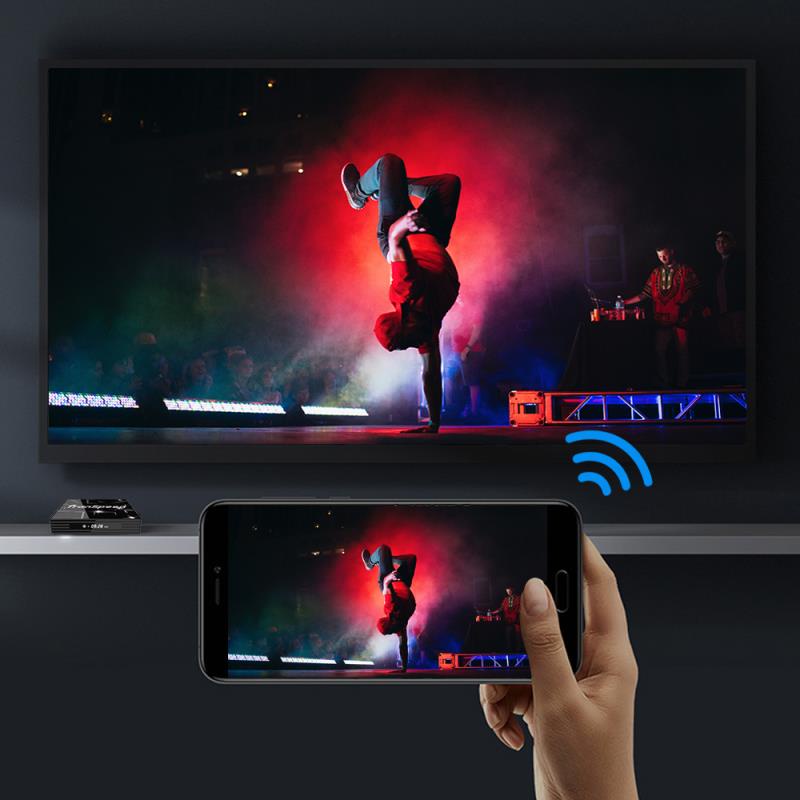 Bộ Tv Box Transpeed Android 10.0 Bluetooth 6k 3d Wifi 2.4g & 5.8g 4gb Ram 64g Kèm Phụ Kiện