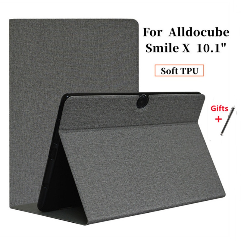 Bao Da Máy Tính Bảng Pu Nắp Lật Có Giá Đỡ Cho Alldocube SMILE X 10.1 Inch