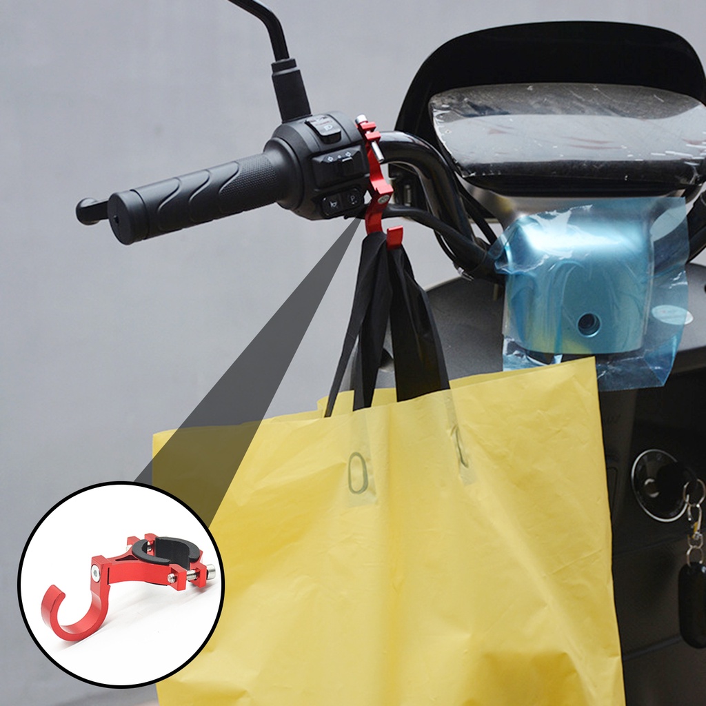 Móc Treo Đồ Bằng Hợp Kim Nhôm Đa Năng Chống Mòn Tùy Chỉnh Góc Độ Tiện Dụng Cho Xe Đạp