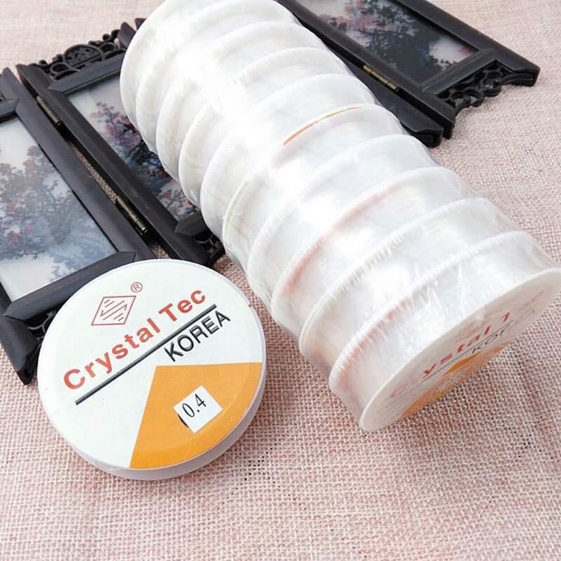 Dây cước chun CO DÃN xâu vòng tay, xỏ chuỗi hạt, làm handmade (tặng kim xâu vòng)- MH830