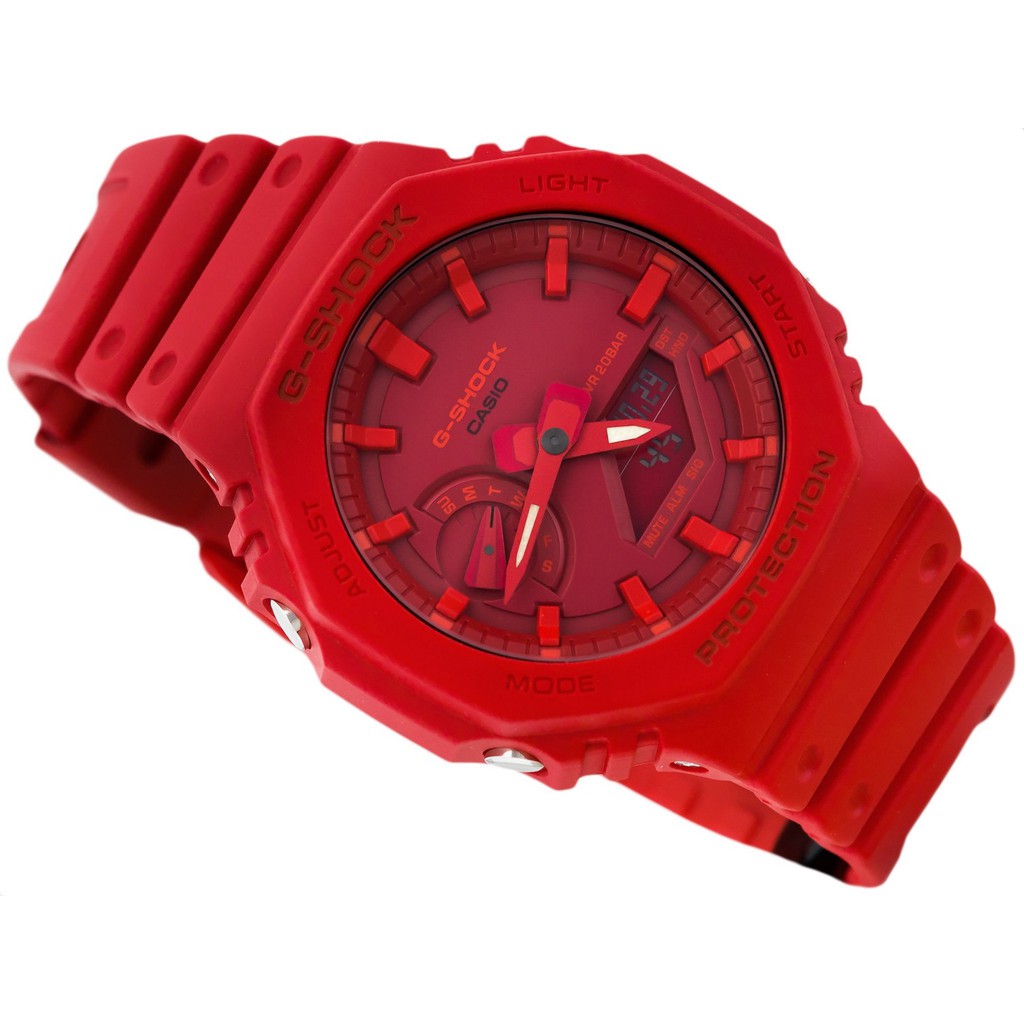 Đồng hồ nam dây nhựa Casio G-Shock chính hãng Anh Khuê GA-2100-4ADR