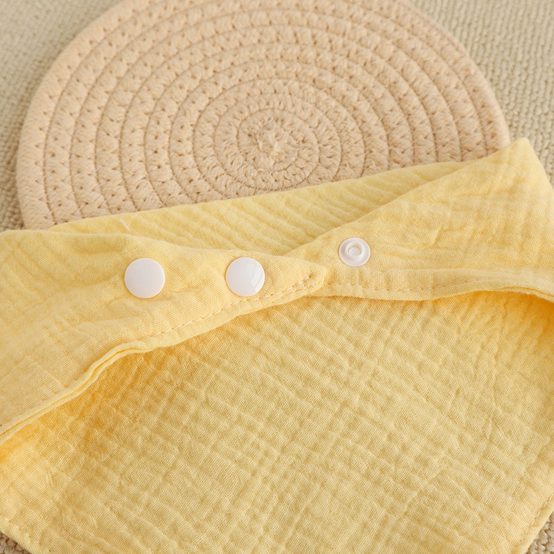 Set 3 Yếm Ăn Cotton Mềm Mại Hình Tam Giác Dành Cho Các Bé