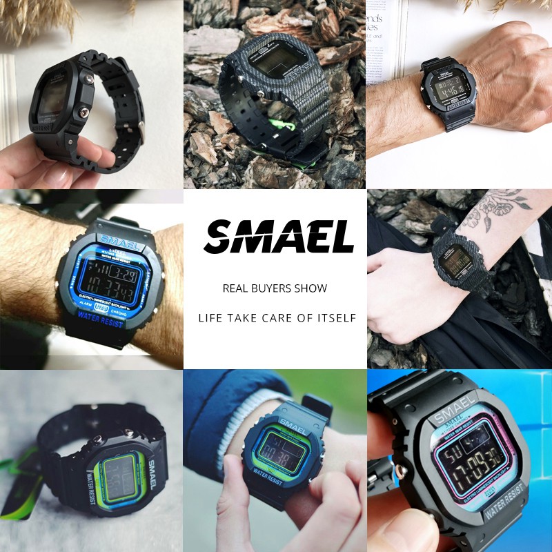 SMAEL LED Digital Sport Watches for Men